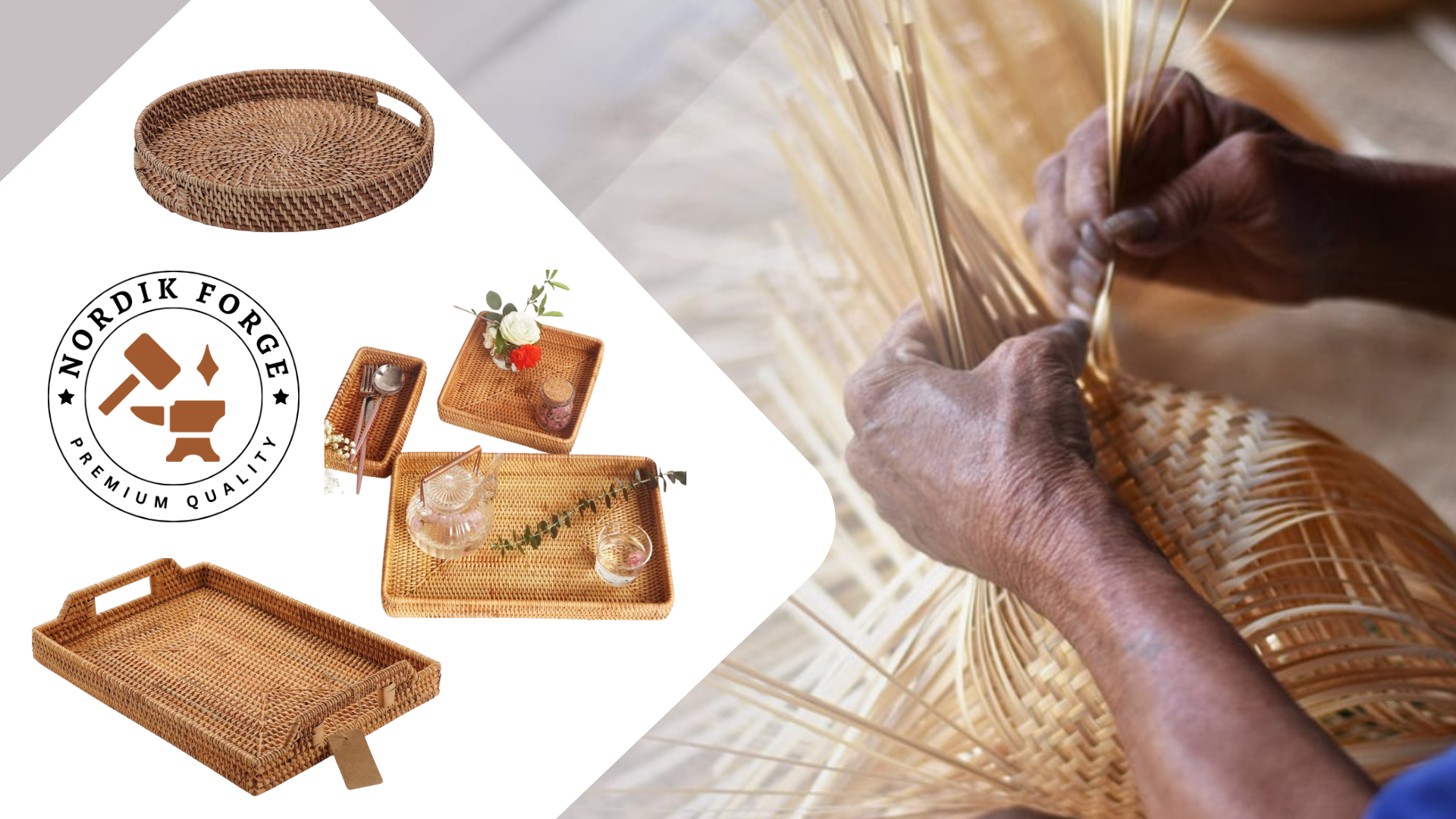 Why Choose Our Rattan Woven Serving Tray?