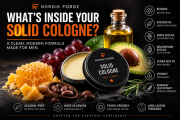 What Is Solid Cologne Made Of? A Guide to Solid Cologne Ingredients | Nordik Forge