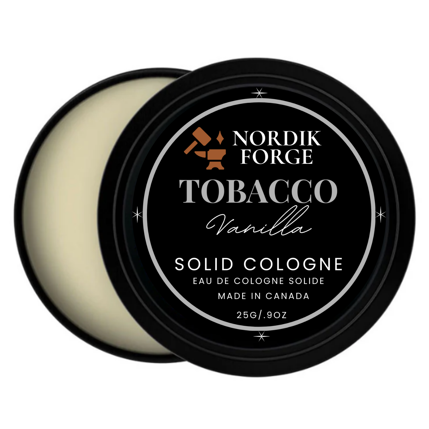 Nordik Forge Solid Cologne – Tobacco Vanilla | Elegant Men’s Fragrance