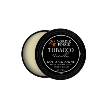 Nordik Forge Solid Cologne – Tobacco Vanilla | Elegant Men’s Fragrance