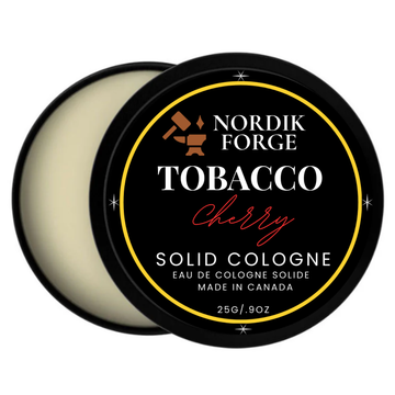 Nordik Forge Solid Cologne – Cherry Tobacco | Bold Men’s Fragrance