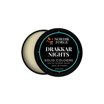 Nordik Forge Solid Cologne – Drakkar Nights | Sophisticated Men’s Fragrance