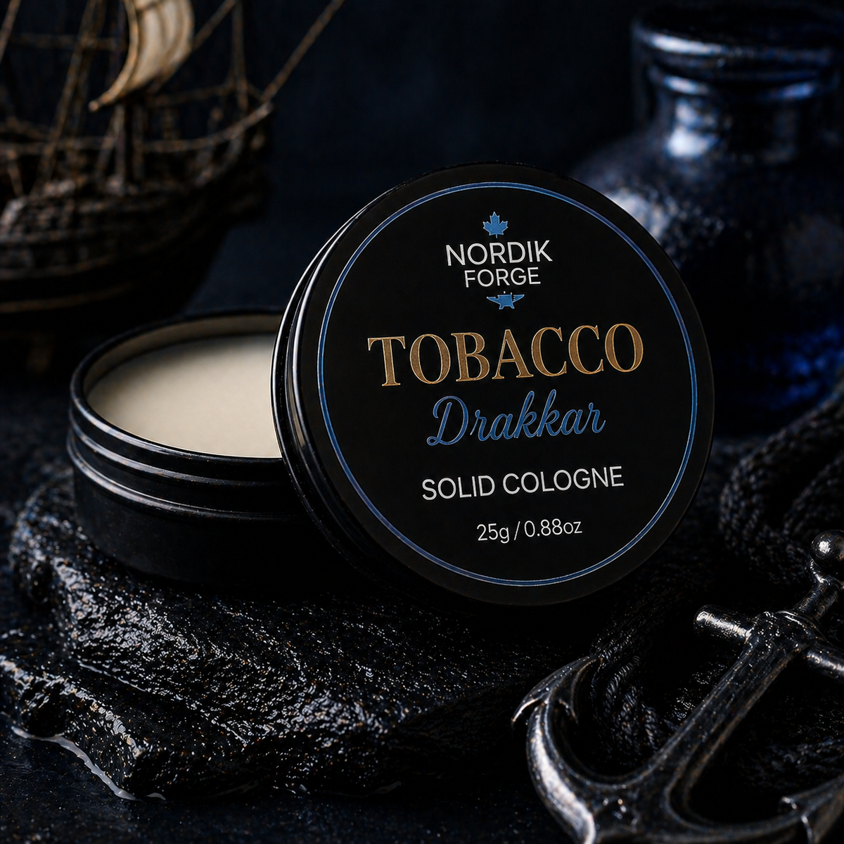 A premium solid cologne made in Canada with a bold, fresh masculine fragrance. Pocket-sized, leak-proof, long-lasting, and designed for work, travel, and everyday confidence.