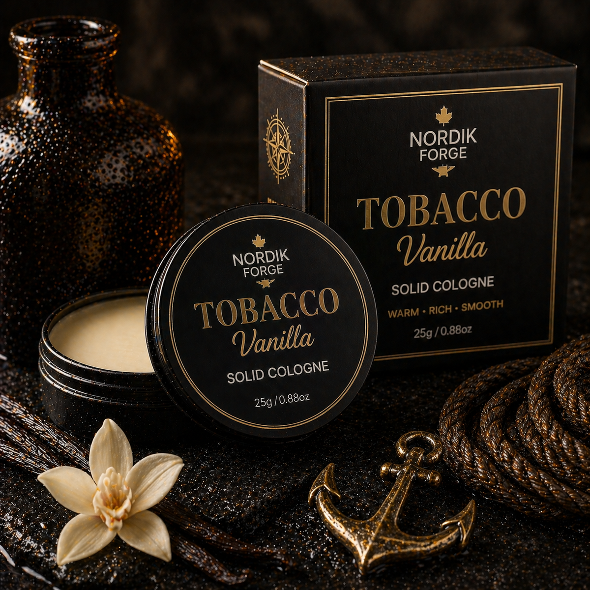 Nordik Forge premium solid cologne collection made in Canada
